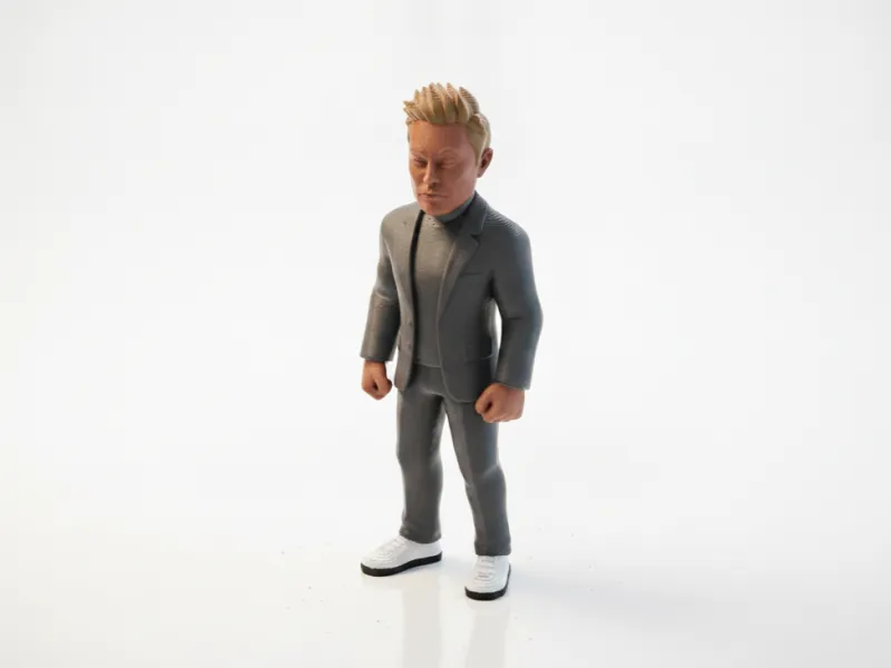 イーロン・マスク フィギュア 著名人 3Dプリント可能
