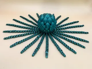 Jellyfish Bubble Fidget | Print-in-Place | Small Body