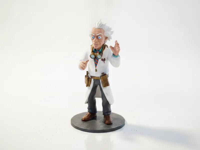 Christopher Lloyd Figurine Filme & TV 3D-druckbar