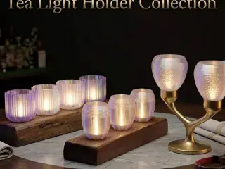 Tea Light Candle Holder Wide & Skinny