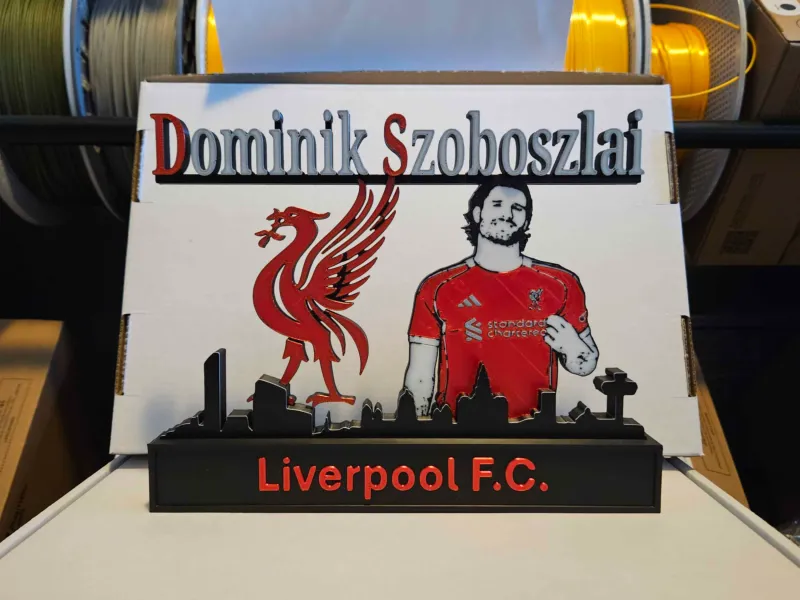 Premier League - Exposición de Dominik Szoboszlai del Liverpool FC