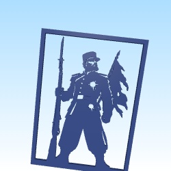 Wallart tribute to the fallen fron French foreign Legion