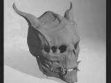 Doom Alien Demon Evil Devil Head Skull Decoration Collection-0