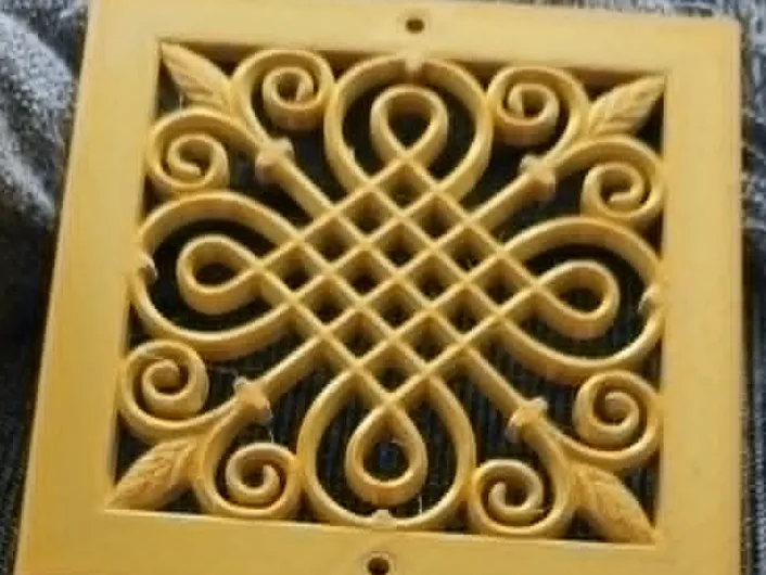 Ornamentierter Lüftungsgitter