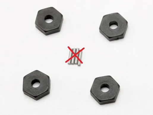 12 mm hex wheel hubs - Traxxas e-revo 1:16