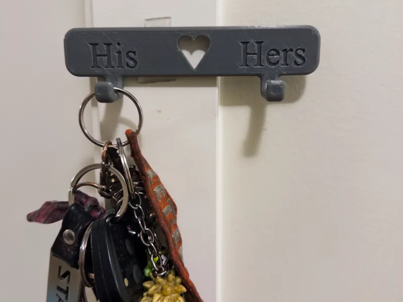 His & Hers key Holder