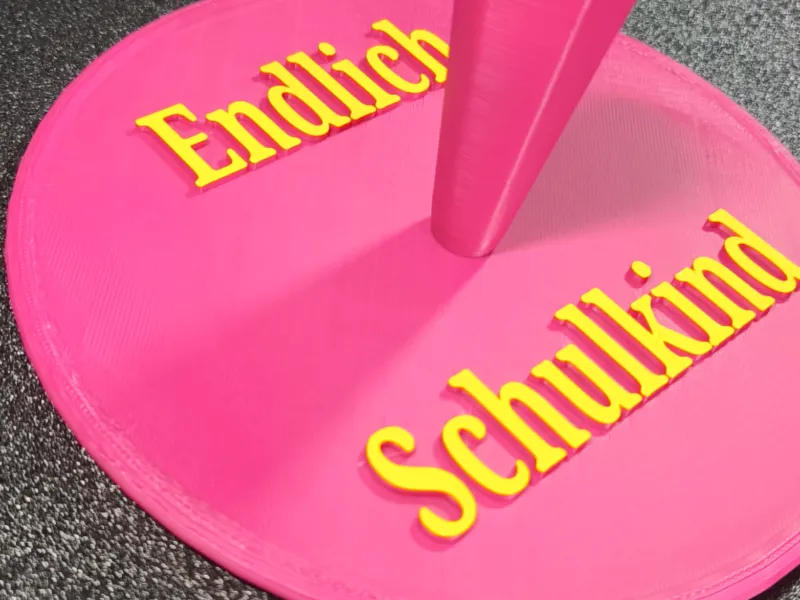 Suporte quadrado para Schultüte