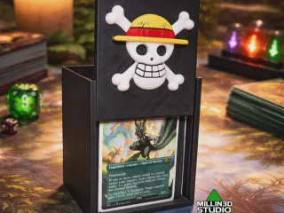 One Piece MTG_TCG Card Deck Box - Pirate Skull