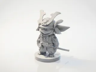 Samurai Grogu Figurine Star Wars 3D Printable