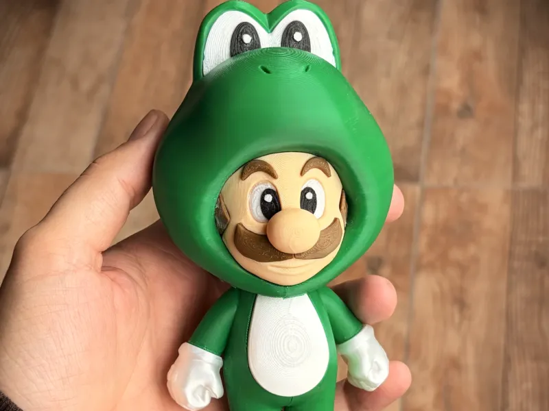 Mario Yoshi Fan Art (No Ams-Multipart/3mf)