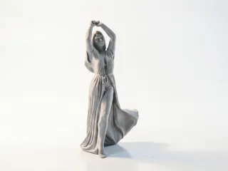 Elegant Woman Dancing Pose V2 Figurine 3D Printable