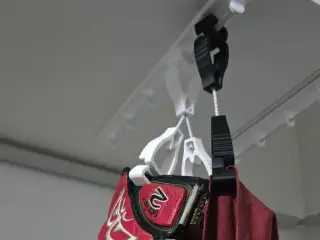 Motorcycle, bicycle, cloth holder, glove holder