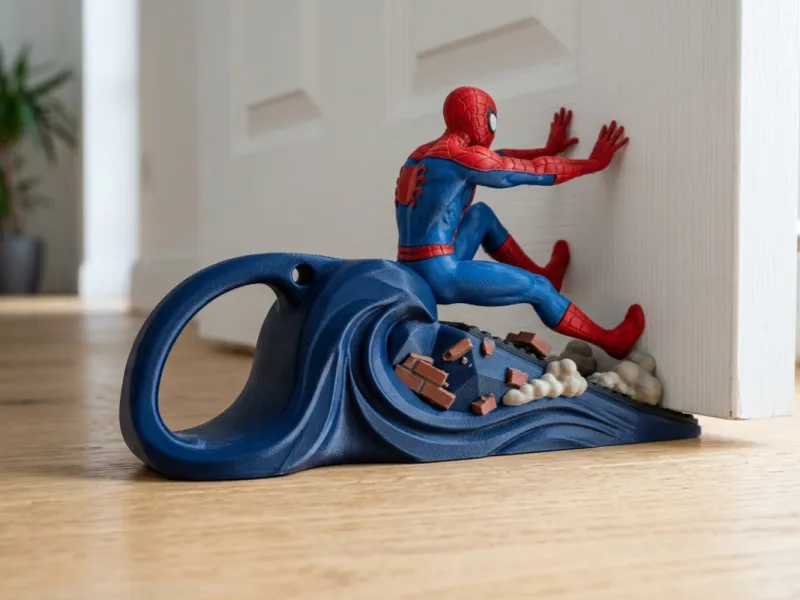 tope de puerta de Spider-Man