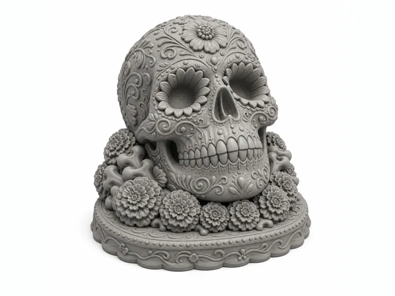 Calavera-Zuckerschädel
