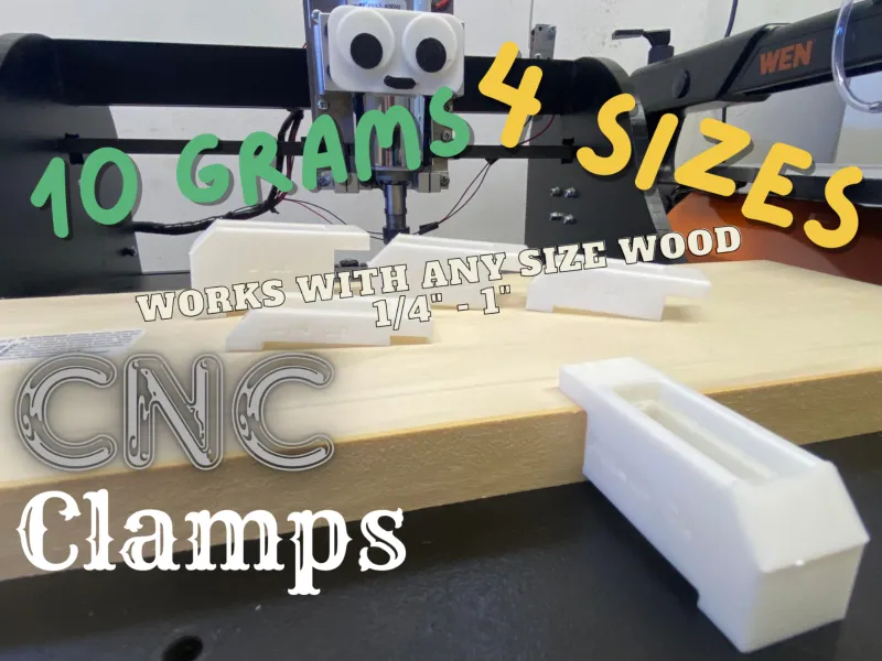 مشابك البطاطس - مشابك CNC، 4 أحجام