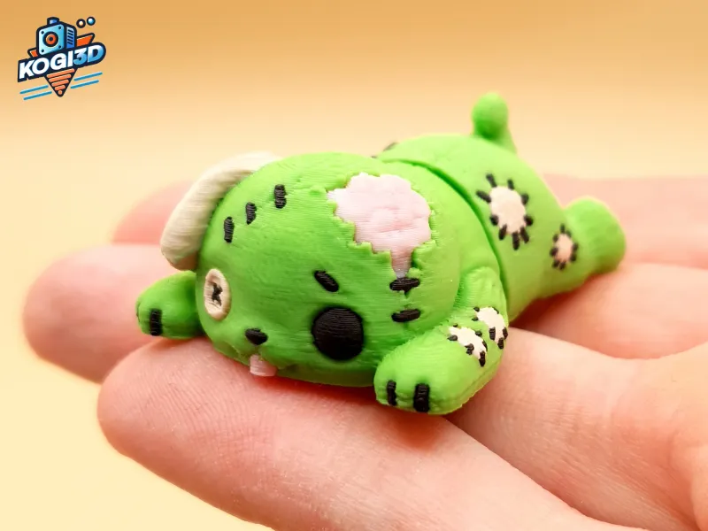 Cute Mini Zombie Puppy Articulated Toy
