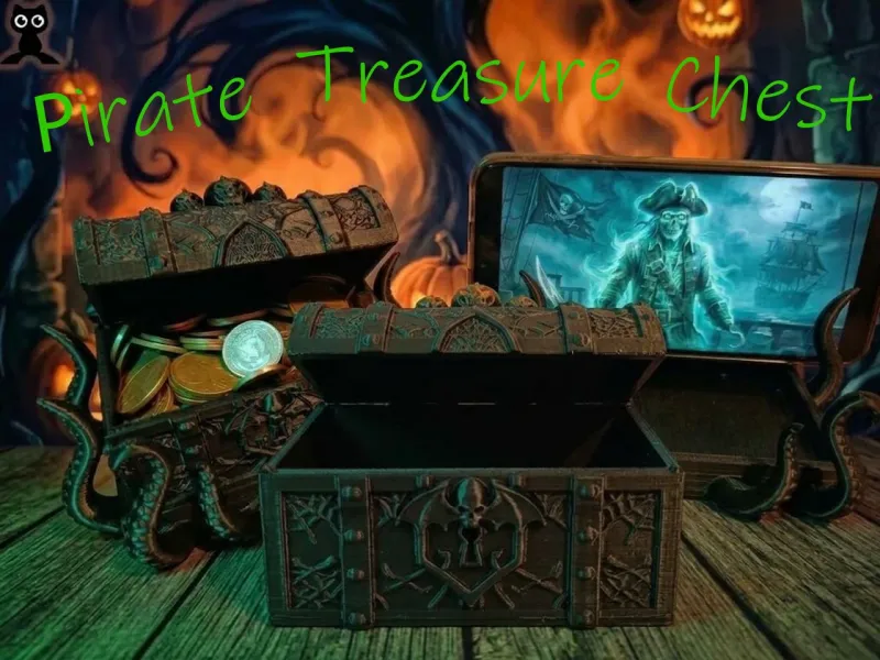 Pirate Treasure Chest (sliced)