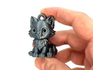 Baby wolf keychain and basic ornament