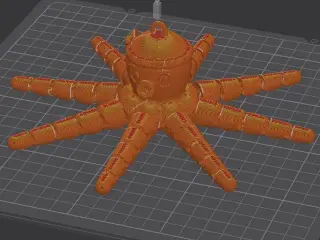 Flexi Octopus Keychan
