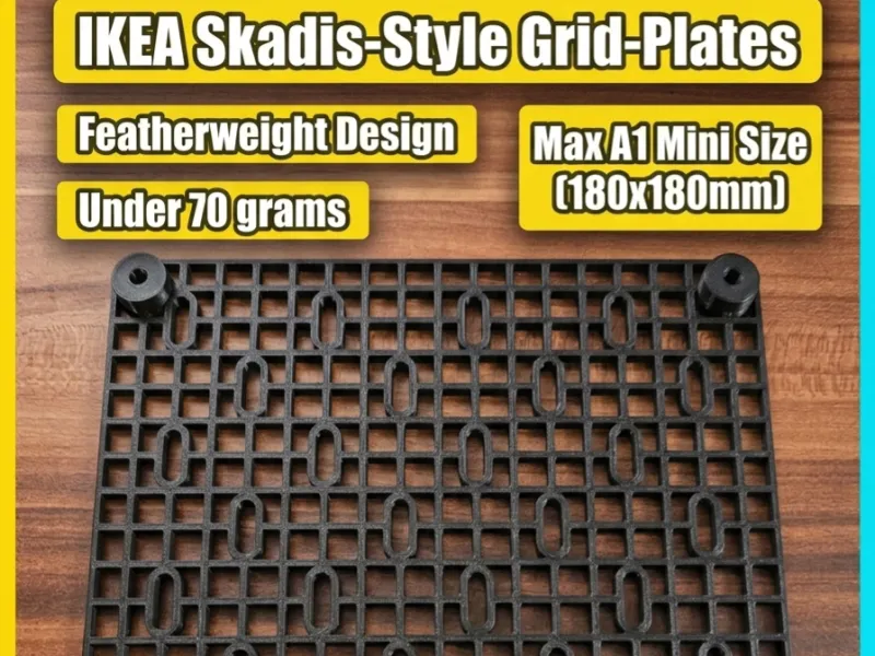 lightweight skadis 180x180mm