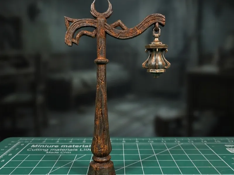 Farola con candelabro