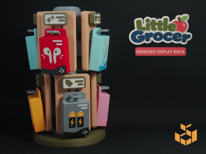 Little Grocer | Rotating Hanging Display Rack