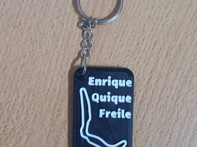 Enrique "Quique" Freile's Circuit Keychain
