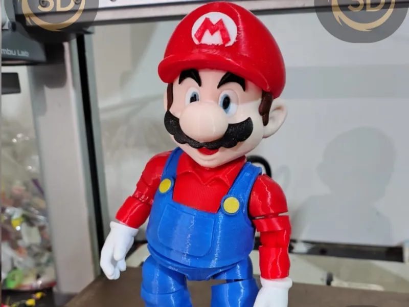Figurine Articulée Mario Sans AMS
