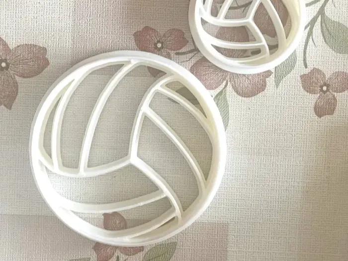 Volleyball ball cookie cutter, volleyball,ball cookie cutter