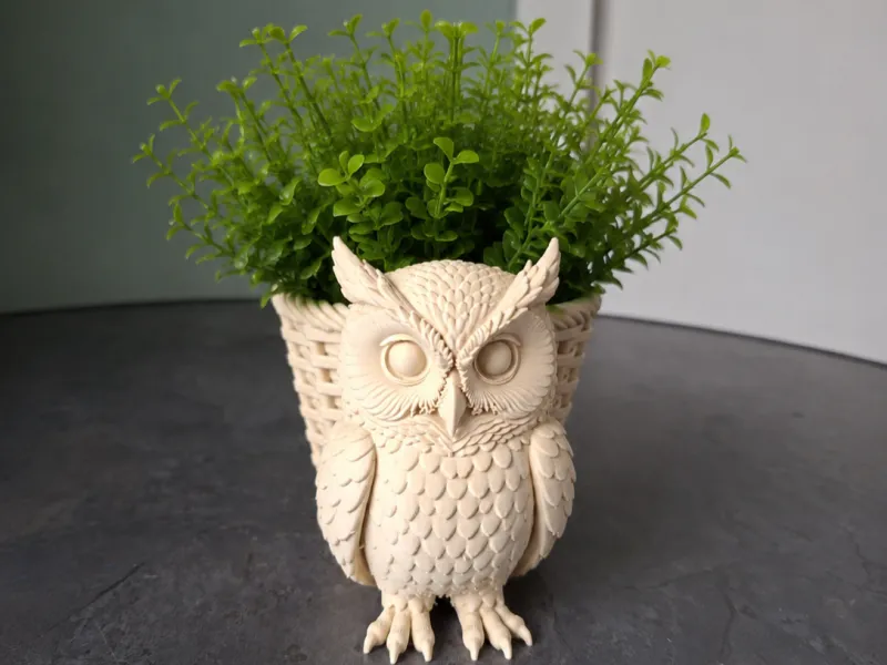 Vaso de Coruja Fofo