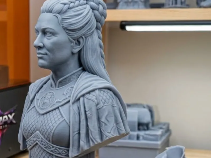 3D-скульптура бюста Рейнис Таргариен, STL, «Дом Дракона»