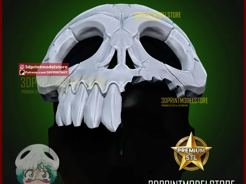 Bleach Neliel Tu Oderschvank Hollow Kid Mask - Ichigo Skull