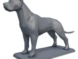Dogo Argentino Low Poly - 3D Model-0