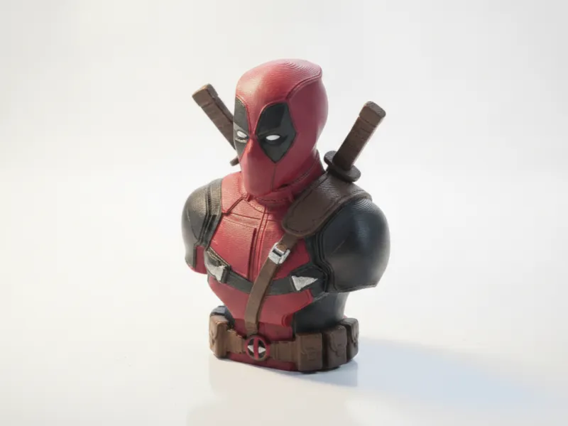 デッドプール バスト マーベルヒーロー 3Dプリント可能