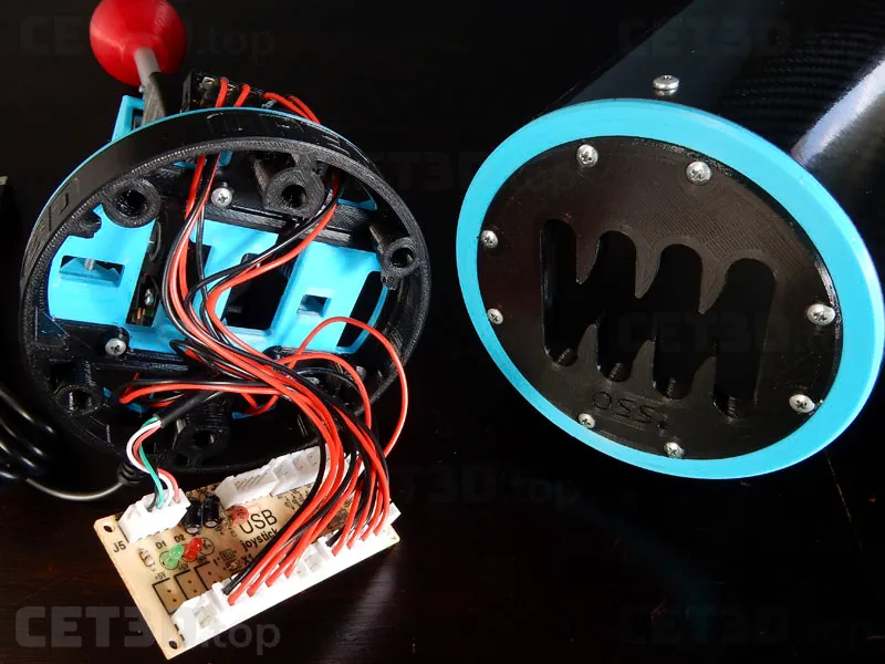 Open Sim Shifter H - Mod Placa de Joystick USB