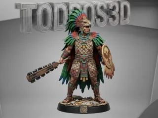 Lancero_Azteca_con_Armadura_Acolchada