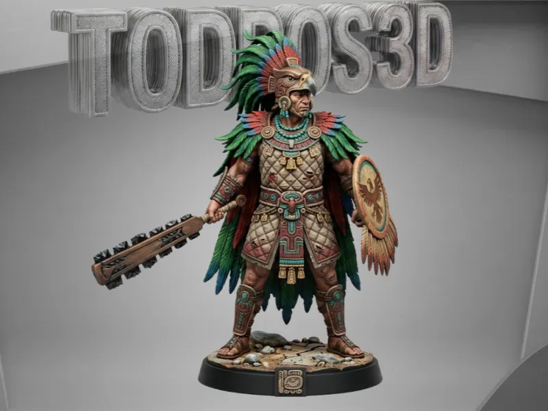 Lancero_Azteca_con_Armadura_Acolchada