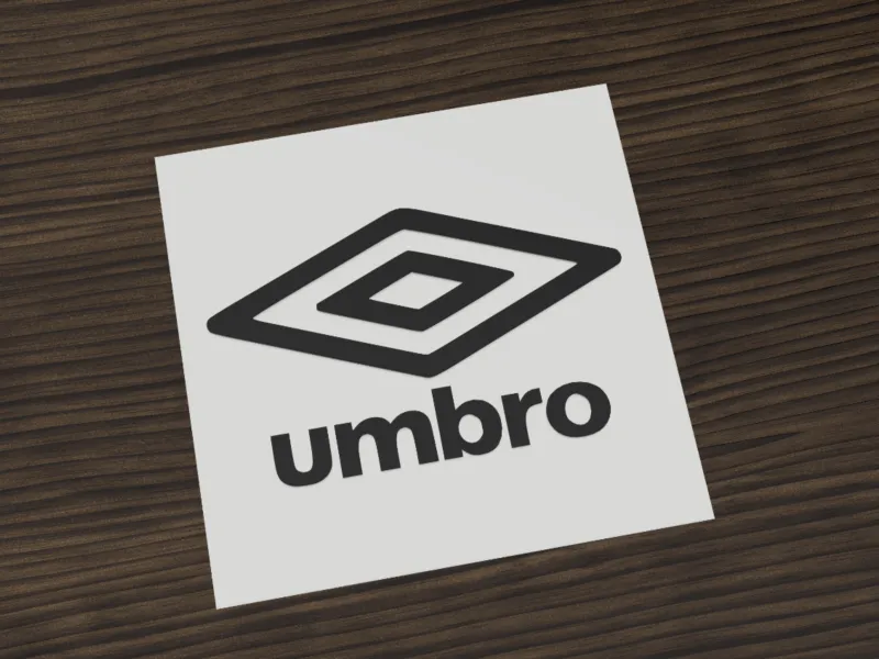 Estêncil do Logotipo de Futebol da Umbro