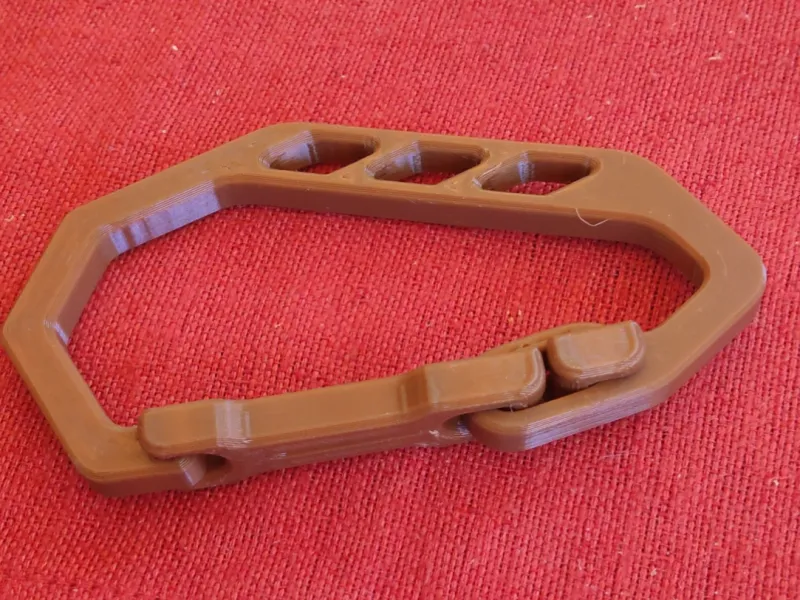 Carabiner, 2 parts