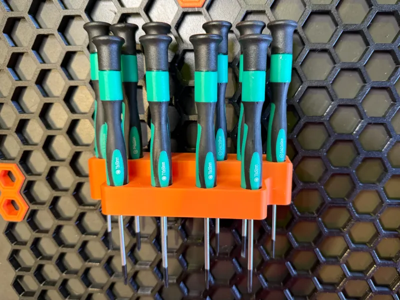 Wiesemann HSW Honeycomb Wand Precisie Schroevendraaierhouder