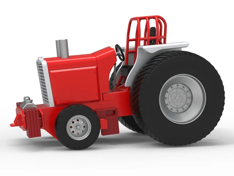 Fun short Pro Stock Pulling Tractor Version 4 Scale 1:25