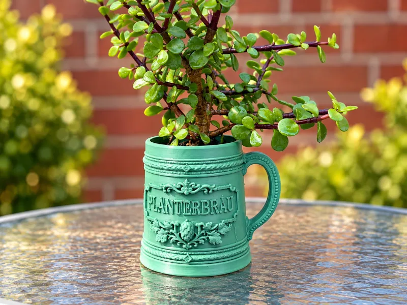 🍺 Planterbräu Beer Stein Planter 🌿
