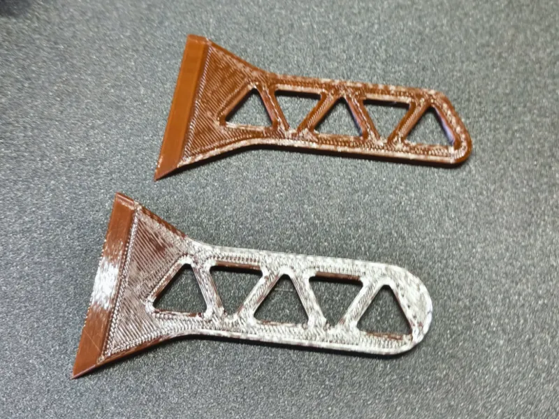Print bed scraper  triangles