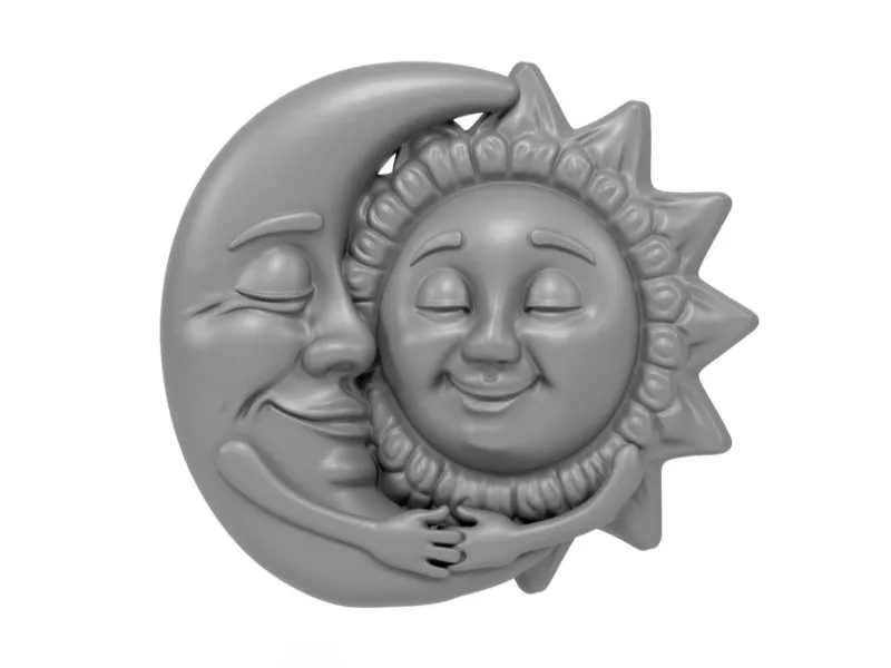 Lune et Soleil amoureux