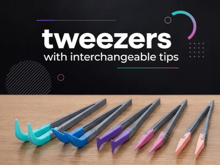 tweezers interchangeable tip set