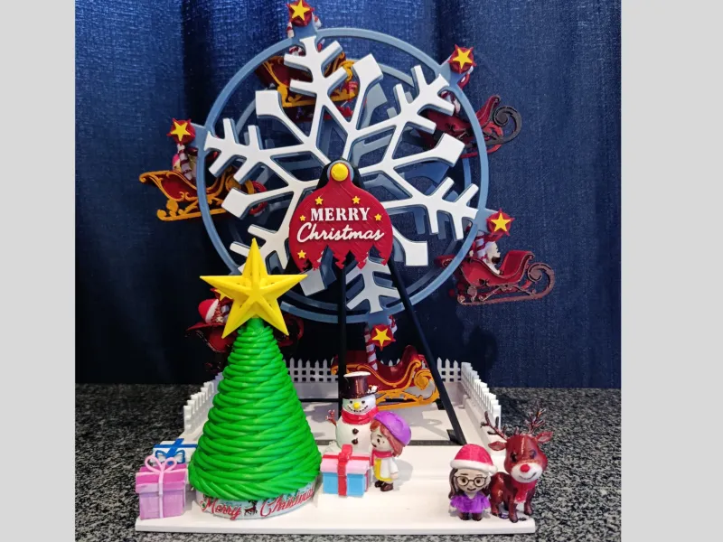 CubeMe Christmas Ferris Wheel