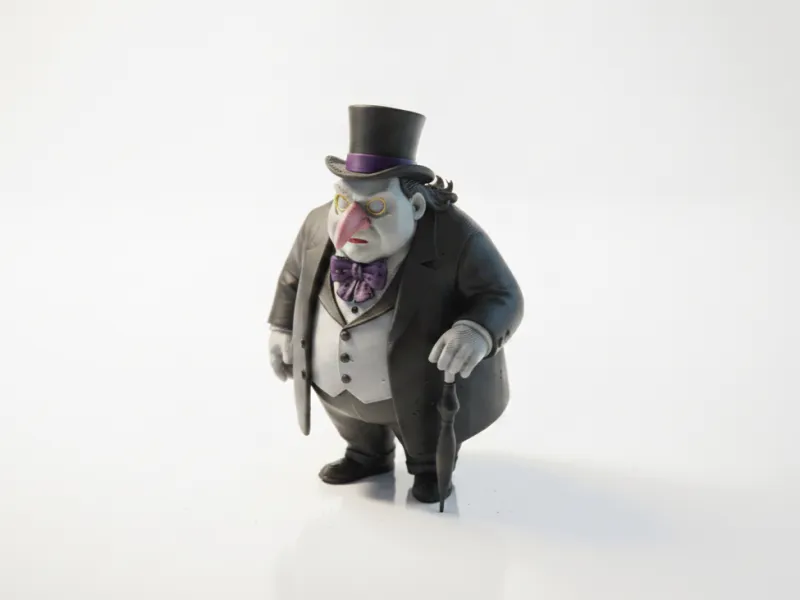 Penguin Gentleman Figurine Animal Character 3D Printable