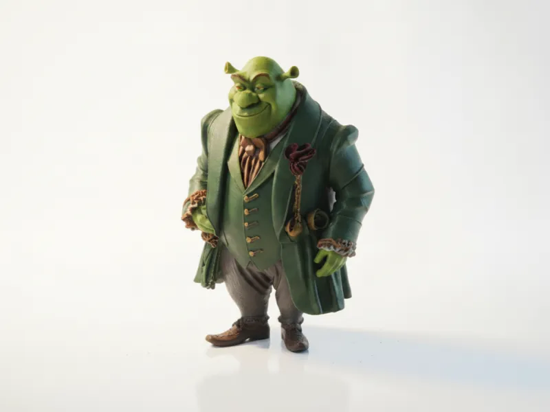 Dapper Shrek Figurine Cartoons Animation 3D Printable