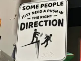 Just a Push Sign-0