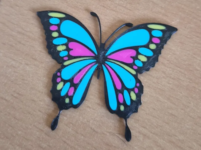 Mariposas - mariposa - cuatro tamaños